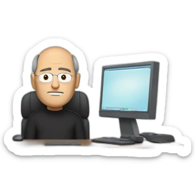 Steve jobs in South Park sticker