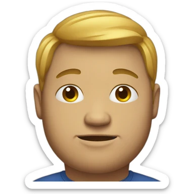 fat american sticker