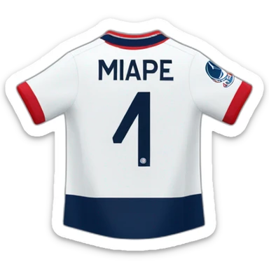 Kylian mbappe PSG jersey sticker
