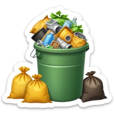 Garbage Trash sticker