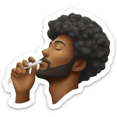 Person vaping wearing a colourful vibrant tropical patchwork of intricate vintage patterns, vape sticker