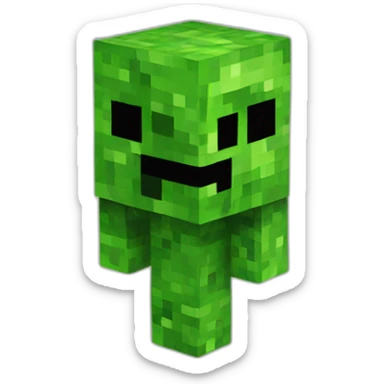 Creeper minecraft sticker