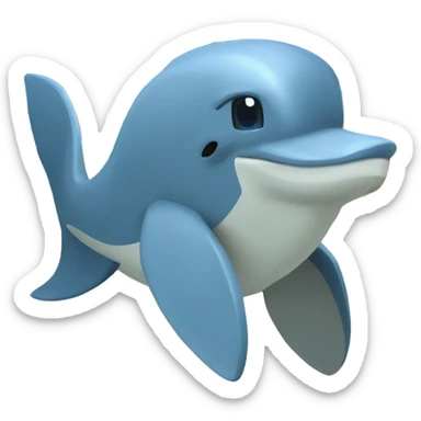 minecraft delfin sticker