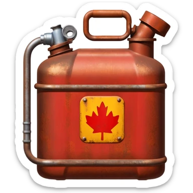 petrol canister sticker