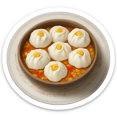 Georgian food Khinkali sticker