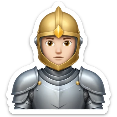 White knight sticker