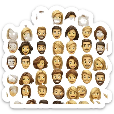 a group of real estate agents sticker