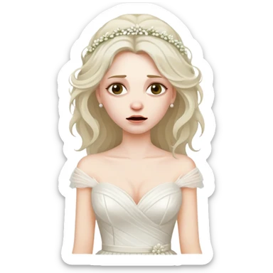 Drunk bride sticker