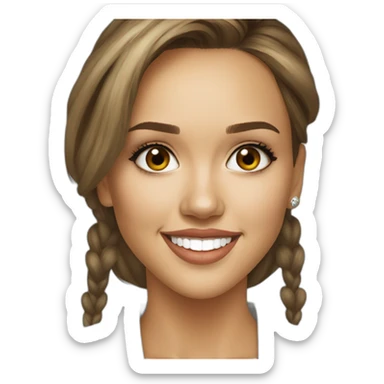 Jessica Alba sticker