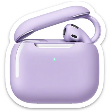 pastel purple airpods max sticker