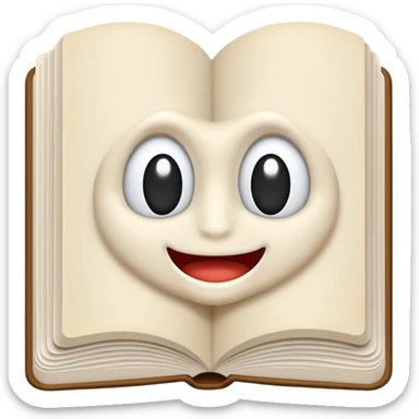 libro aperto  sticker