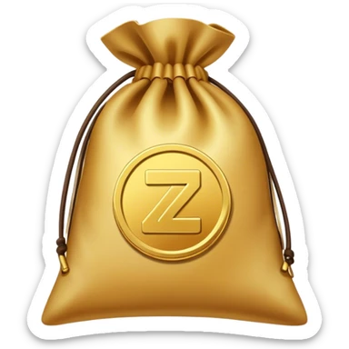 gold coin bag, Write (zenytegp) inside sticker