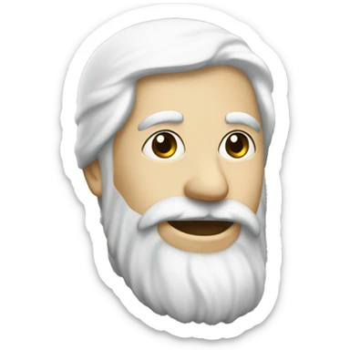 weisse schlaufe sticker