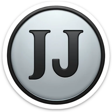 Haceme una j en un círculo  sticker