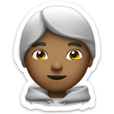 Someone chilling not bothered  sticker