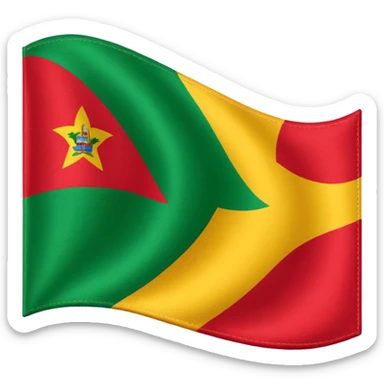 drapeau indépendantiste de la guadeloupe sticker