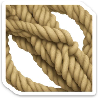 A rope for chilling  sticker
