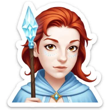 Frost wizard sticker