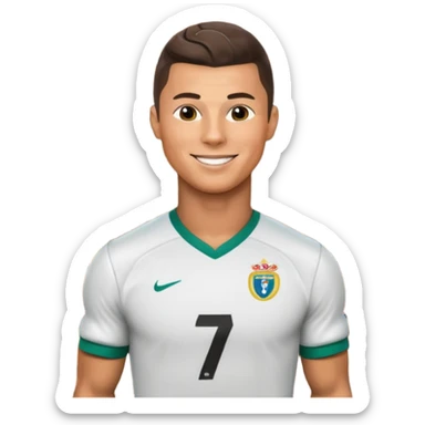 Cristiano Ronaldo football emojis sticker