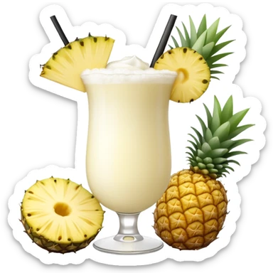 piña colada sticker