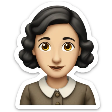 Anne frank sticker