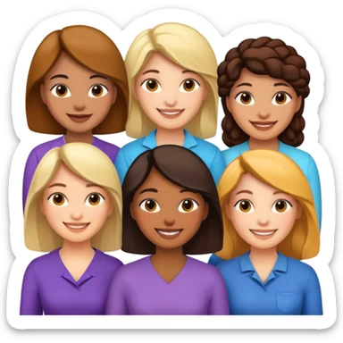 international women's day sticker