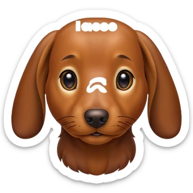 Perro salchicha sticker