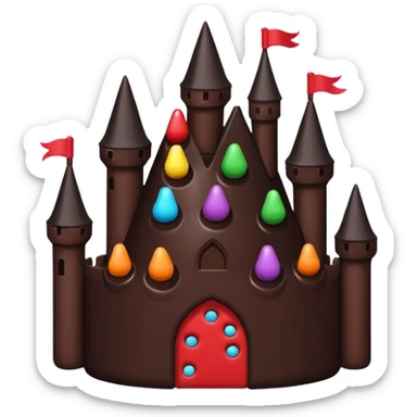 gloomy candy castle sticker