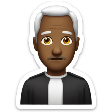 Judgemental glare sticker