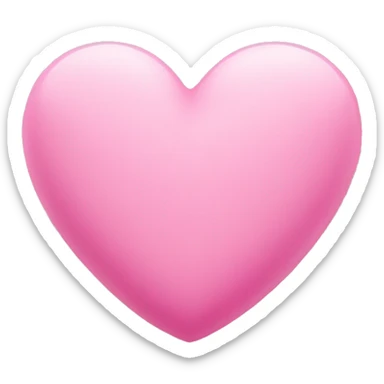 Pink heart  sticker