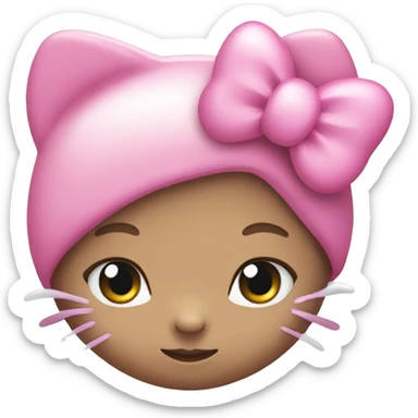 hello kitty pink sticker