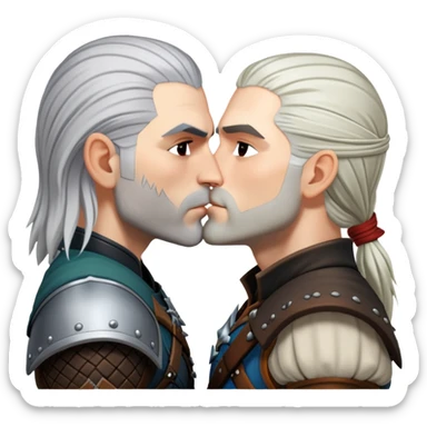 Geral and leto kisses sticker