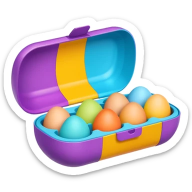 Surprise egg box sticker
