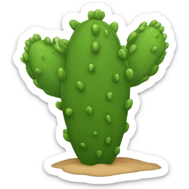 single flat Nopal without pot sticker
