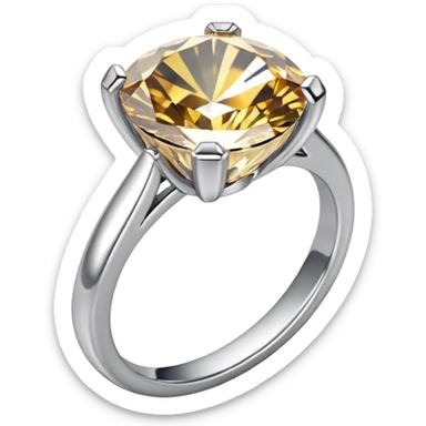 shiny daimond ring sticker