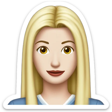 anne hathaway as mia thermopolis sticker