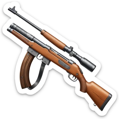 hunting rifle sticker