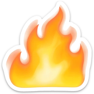 fire behind lightning sticker