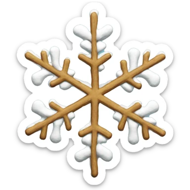 Snow flake  sticker