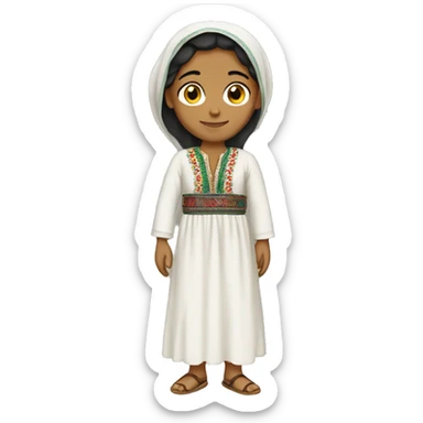 afghan dress  sticker