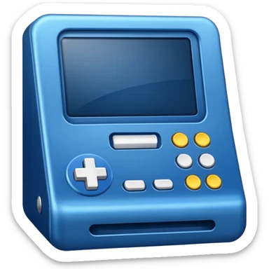 gaming machine classic blue sticker