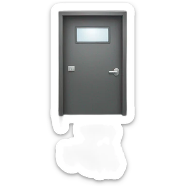 An emoji to represent a door from an office conference room sticker