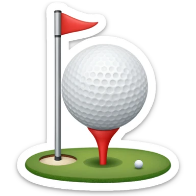 palo de golf sticker