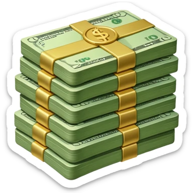 Сделай пачку денег как в GTA San Andreas sticker