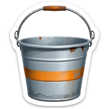 Painting bucket sticker
