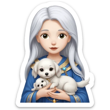 Priestess of the Moon has Puppy Love sticker