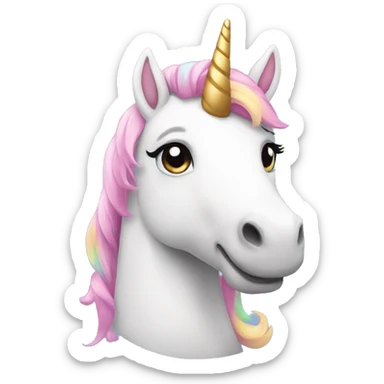 cute little unicorn sticker