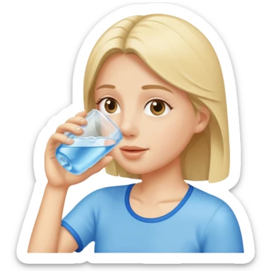 drinking water sticker