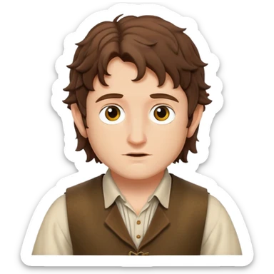 Frodo Baggins from The Lord of the Rings sticker