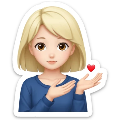 shoujo cute anime romance girl  sticker